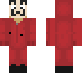 me in a money heist outfit