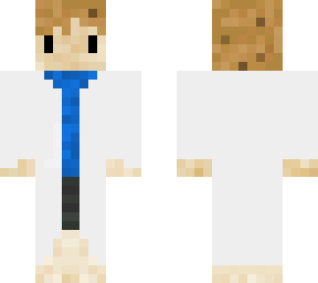 my in a lab coat