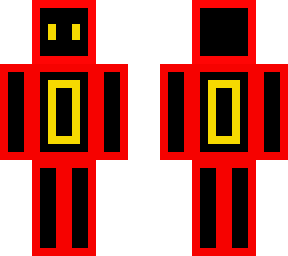 red and yellow laser