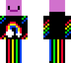 the rainbow skin dude