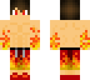 tough boi on fire