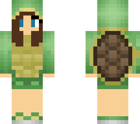 turtle girl with short hair