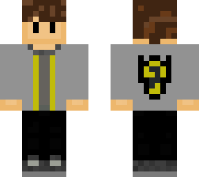 wilbur soot but hes wearing a hufflepuff jacket