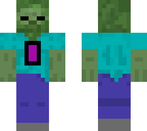 zombie with a netherportal in his chest