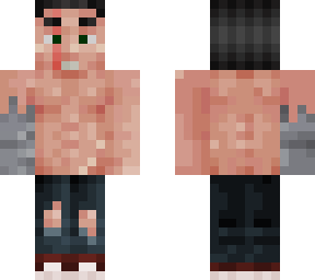 ashton but shirtless