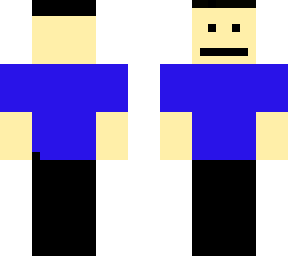 blue shirted ugly boy