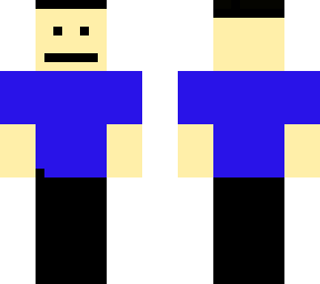 blue shirted ugly boy