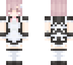 chiaki nanami in a maid outfit