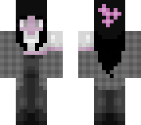 cute monochrome alien