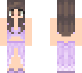 cute purple summer girl