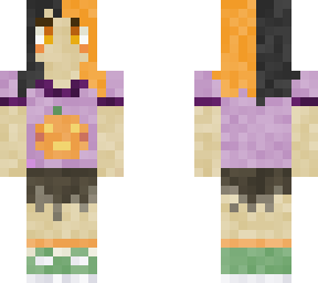 halloween minecraft skin