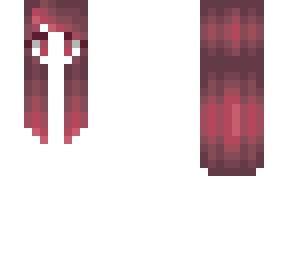 hb - long & straight w/ big bangs - raspberry