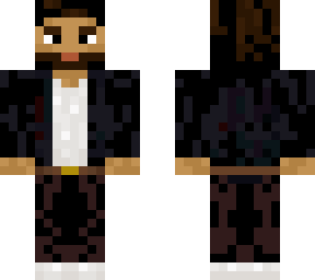 leather jacket bearded male