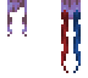 purple red and blue hb