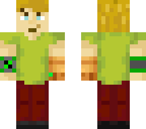 shaggy rogers with infinity gauntlet and ben 10 watch