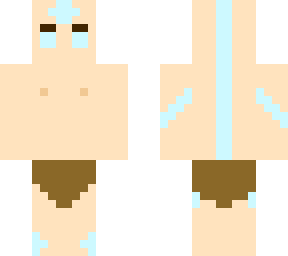 swiming aang (avatar state)