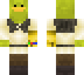 thons shrek duck with hidden derp face on neck