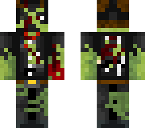 zombified scarred skin
