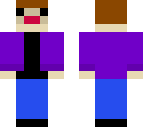 8-bit beau (purple vest)