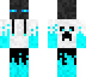 blue cool enderman