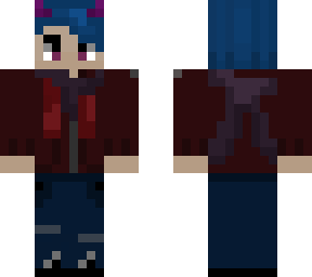blue hair