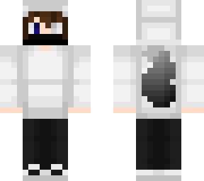 Hoodie Wolf Boy Minecraft Skins
