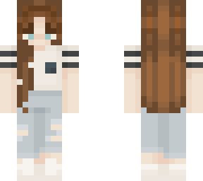 casual girl skin