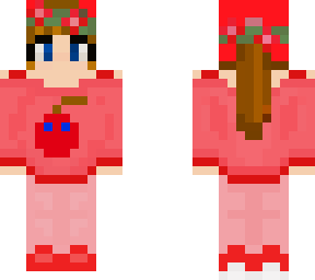 cherry outfit girl (i made some edits because i needed flower headband and shirt