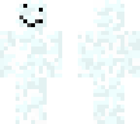 clear snowman