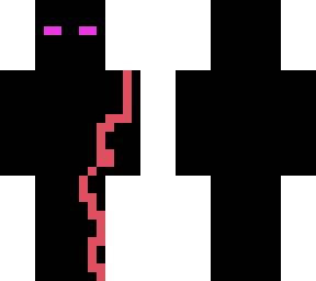 enderman was trying to use a knife but cut off a little bit of his arm! help him
