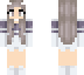 fixed her hair