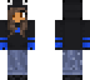 girl in hoodie