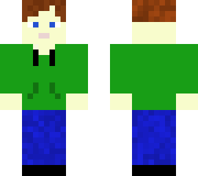 green sweatshirt kid