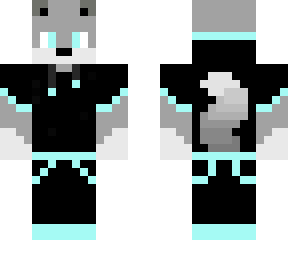 light blue hoodie wolf