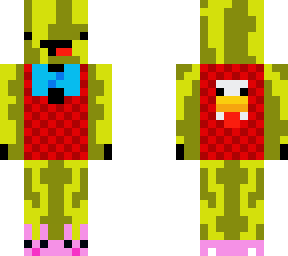 melon with suit and bunny booties