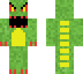 monstruo del bosque verde