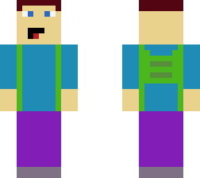 noob steve (green backpack)