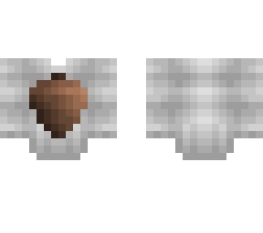 ob - whiteish gray sweater w/ acorn