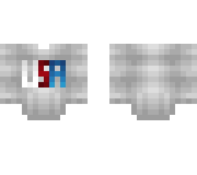 ob - whiteish gray sweater w/ usa color writing