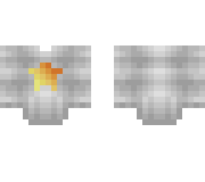 ob - whiteish gray sweater w/ yellow & orange star