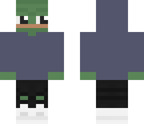 pepe the frog with blue hoodie (skin dedicated to my friend kevin376)