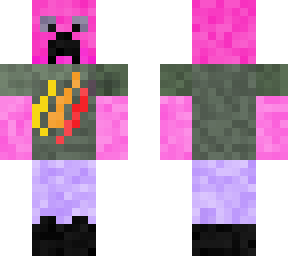 pink creeper with fire mearch on
