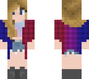 plaid girl 2