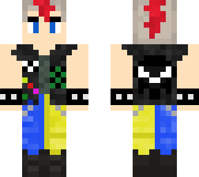 punk guy with fancy pants