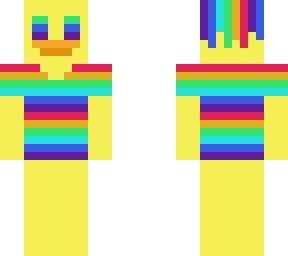 rainbow duck