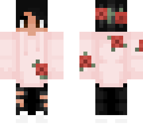 rose boy pink hoodie