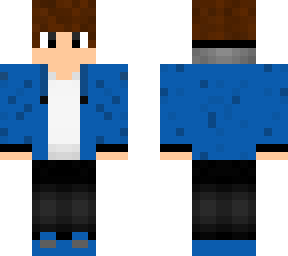 teenage boy with blue hoodie