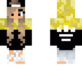yellow camo girl skin