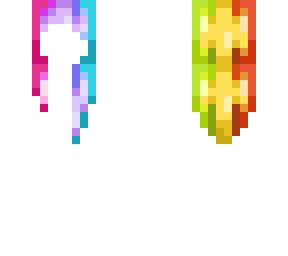 -- rainbow hair ohb --