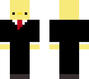 a duck in a tux